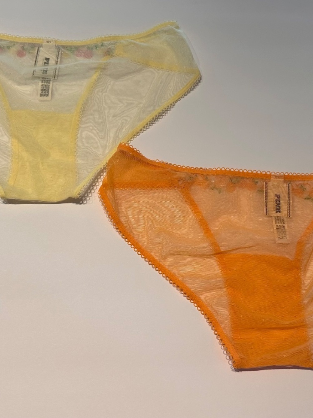 Victoria Secret 2pc Cheeky Mesh Panty Bundle - Picture 2 of 3